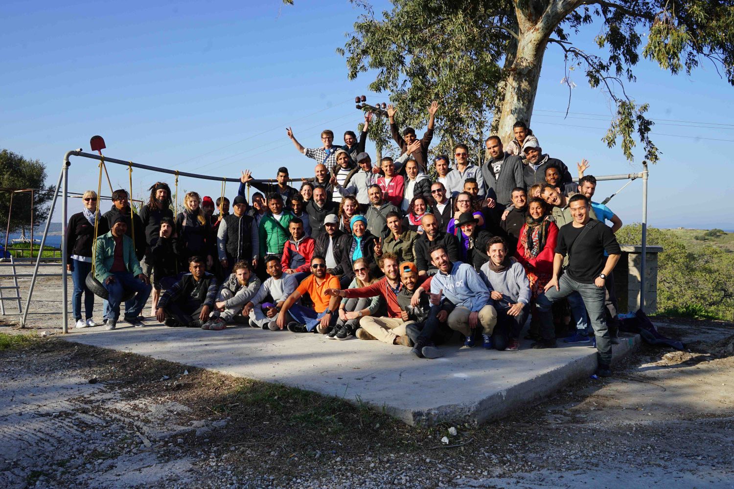 One Happy Family» ist ein Gemeinschaftszentrum auf der griechischen Insel Lesbos.